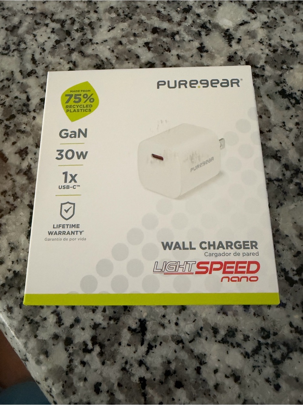 30W GaN USB-C Wall Charger - White